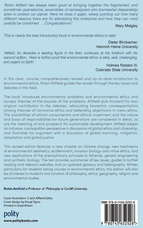 Produktbild: Environmental Ethics
