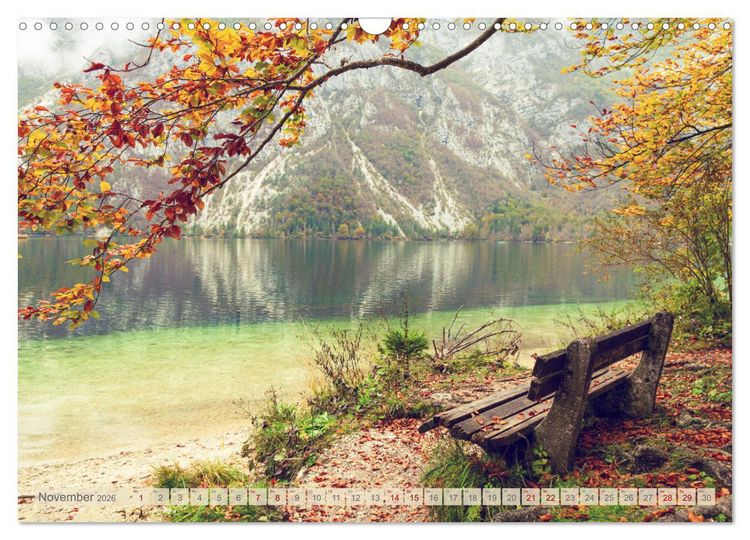 Produktbild: Slowenische Landschaften (Wandkalender 2026 DIN A3 quer), CALVENDO Monatskalender