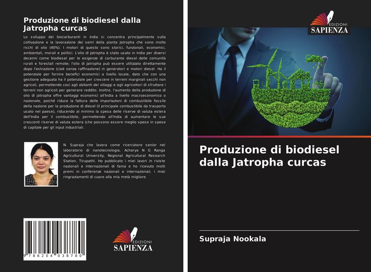 Produktbild: Produzione di biodiesel dalla Jatropha curcas