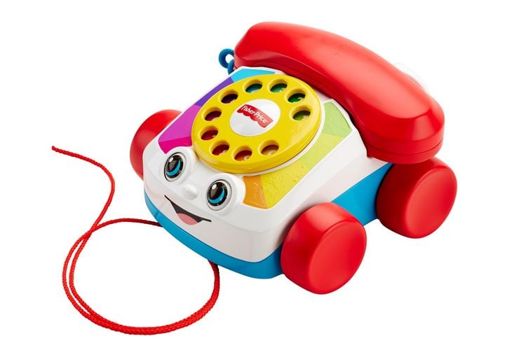 Produktbild: Fisher-Price Plappertelefon, Baby Spielzeug-Telefon, Nachzieh-Spielzeug, Nachziehtier