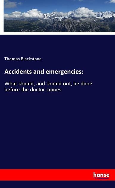 Produktbild: Accidents and emergencies: