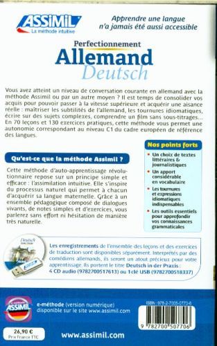 Produktbild: ASSiMiL Perfectionnement Allemand