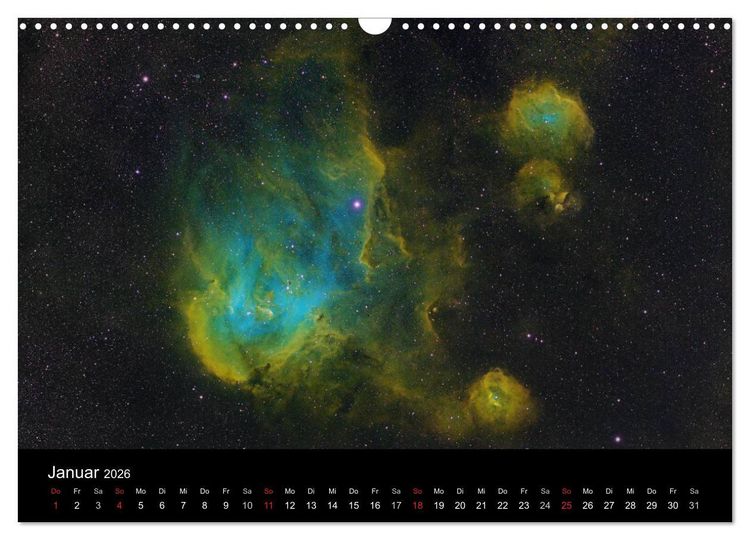 Produktbild: Universum - Eine Reise zu den Sternen (Wandkalender 2026 DIN A3 quer), CALVENDO Monatskalender