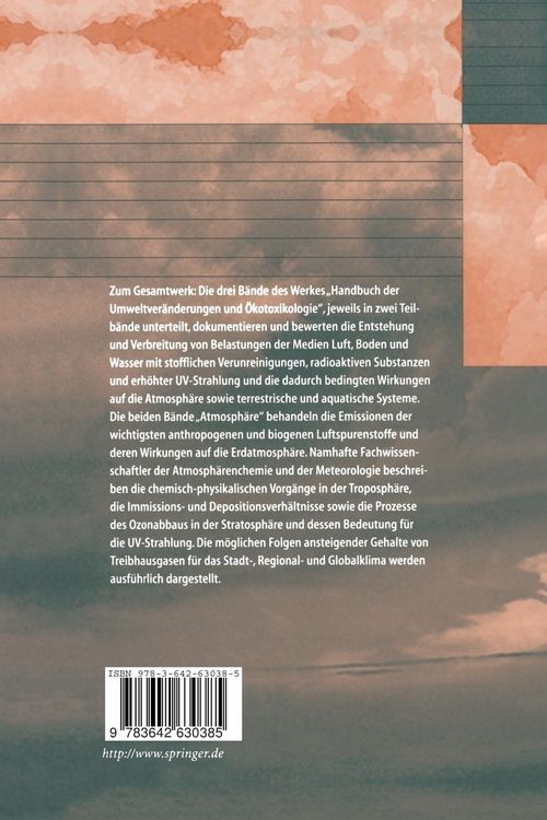 Produktbild: Handbuch der Umweltver&auml;nderungen und &Ouml;kotoxikologie