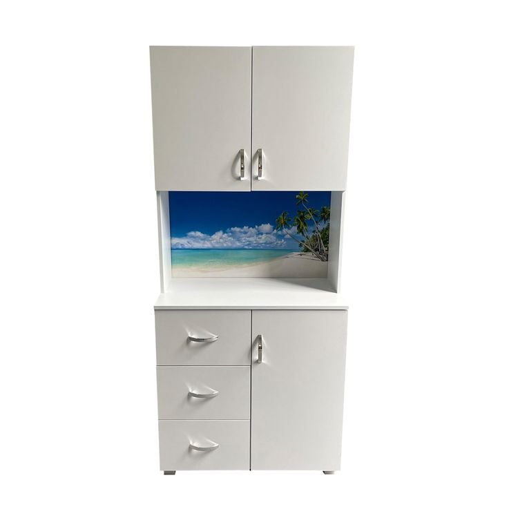 Bild vom Artikel HTI-Living Badschrank Blanca Wellness Motiv Palmen vom Autor 