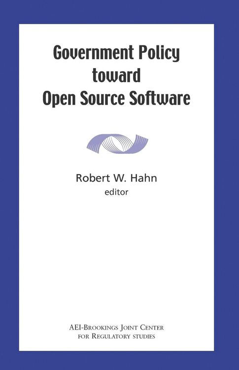 Produktbild: Government Policy toward Open Source Software