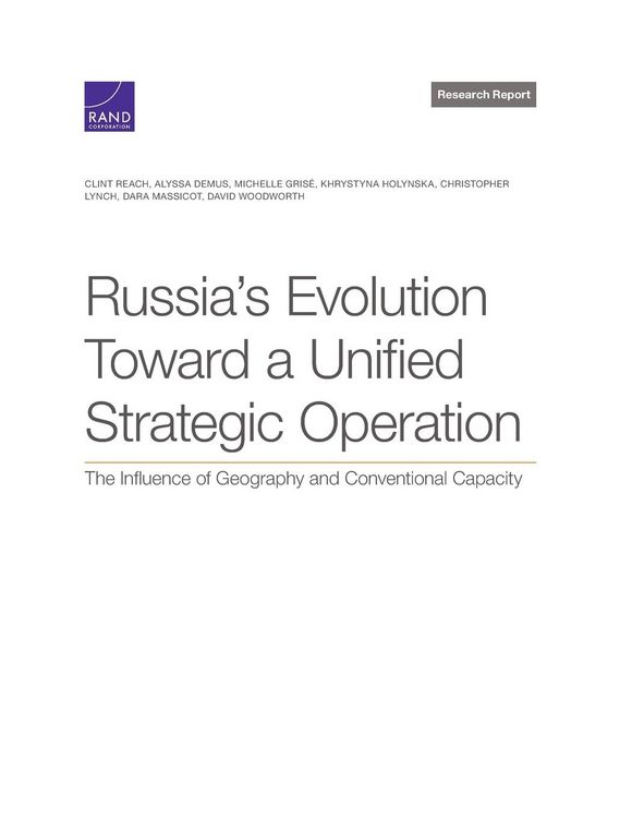 Produktbild: Russia's Evolution Toward a Unified Strategic Operation