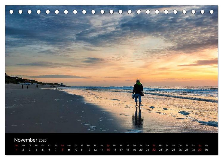 Produktbild: Sylt - Bilder einer Insel (Tischkalender 2026 DIN A5 quer), CALVENDO Monatskalender