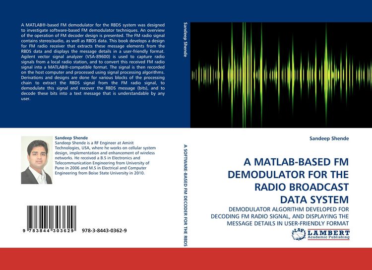 Produktbild: A MATLAB-BASED FM DEMODULATOR FOR THE RADIO BROADCAST DATA SYSTEM