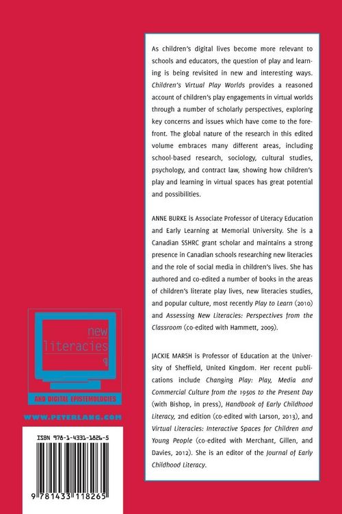 Produktbild: Children&rsquo;s Virtual Play Worlds