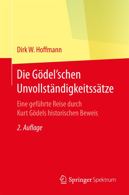 Produktbild: Die G&ouml;del'schen Unvollst&auml;ndigkeitss&auml;tze