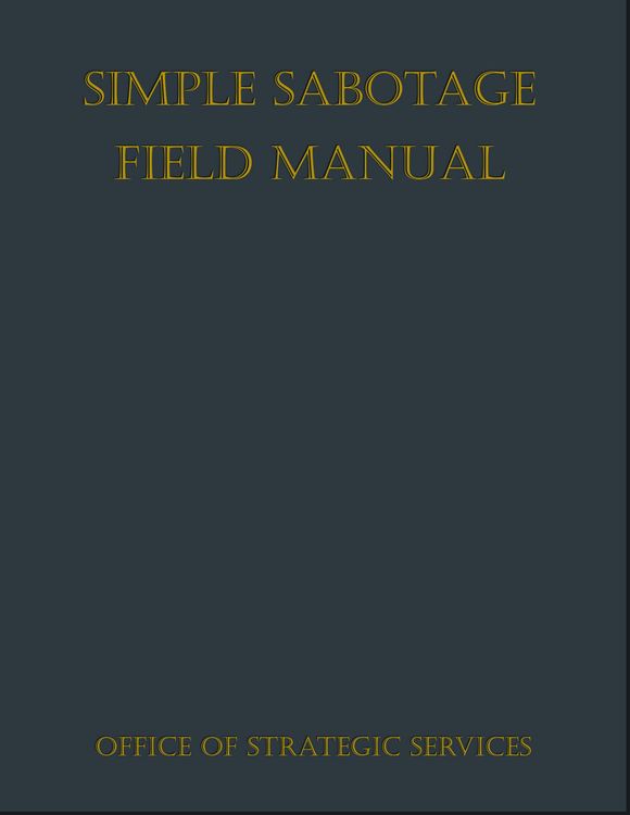 Produktbild: Simple Sabotage Field Manual
