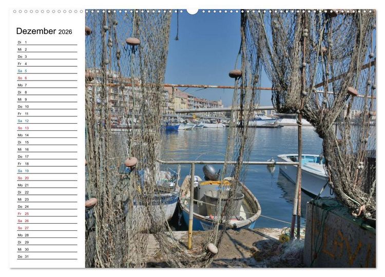 Produktbild: S&egrave;te - Das Venedig des Languedoc (hochwertiger Premium Wandkalender 2026 DIN A2 quer), Kunstdruck in Hochglanz