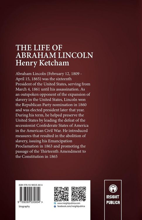 Produktbild: The Life of Abraham Lincoln