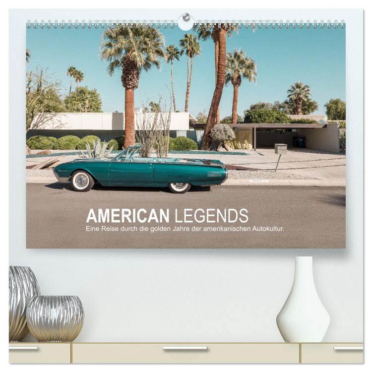 Produktbild: AMERICAN LEGENDS (hochwertiger Premium Wandkalender 2026 DIN A2 quer), Kunstdruck in Hochglanz
