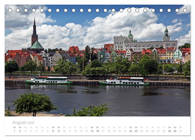 Produktbild: Hafenst&auml;dte der Ostsee (Tischkalender 2026 DIN A5 quer), CALVENDO Monatskalender
