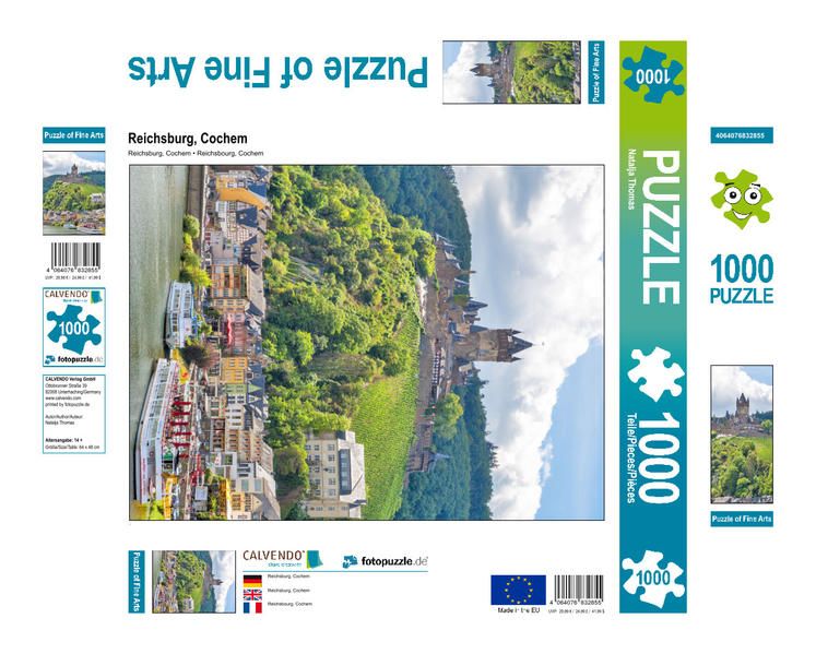 Produktbild: CALVENDO Puzzle Reichsburg, Cochem | 1000 Teile Lege-Gr&ouml;&szlig;e 64x48cm Foto-Puzzle f&uuml;r gl&uuml;ckliche Stunden