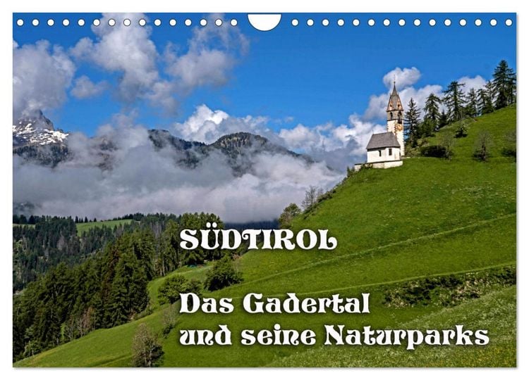 Produktbild: S&uuml;dtirol - Das Gadertal und seine Naturparks (Wandkalender 2026 DIN A4 quer), CALVENDO Monatskalender