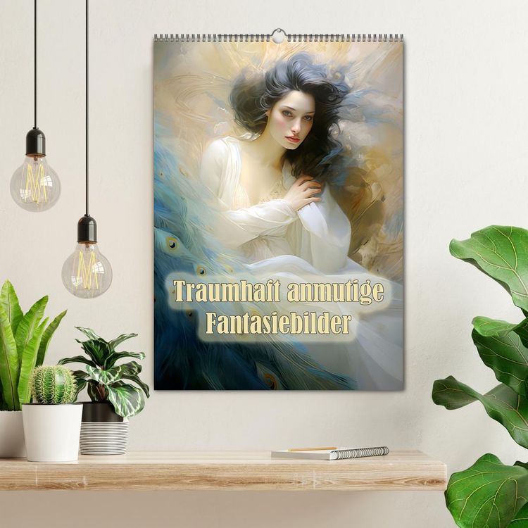 Produktbild: Traumhaft anmutige Fantasiebilder (Wandkalender 2026 DIN A2 hoch), CALVENDO Monatskalender