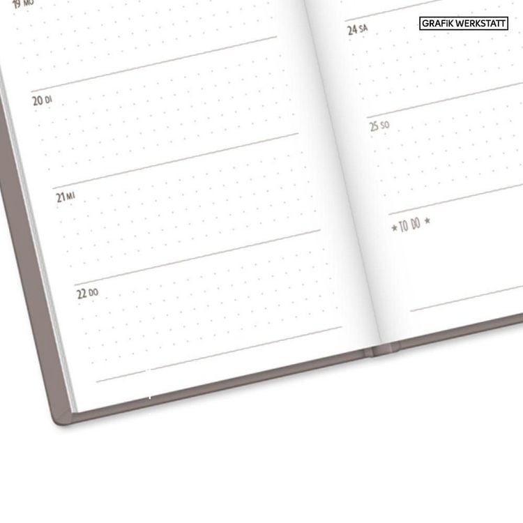 Produktbild: Terminplaner Lederlook 2027 Taupe