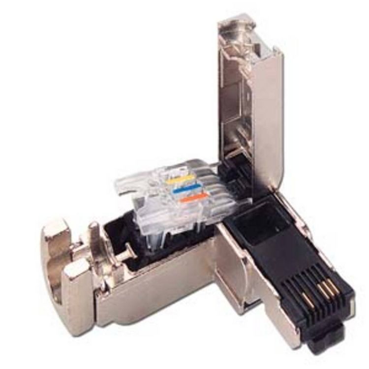 Produktbild: Siemens 6GK1901-1BB20-2AA0 IE FC RJ45 Plug 90 2x2, RJ45 Steckverbinder mit FC Anschlusst., 90 Grad, 1 St. 6GK19011BB202AA0 1 St.