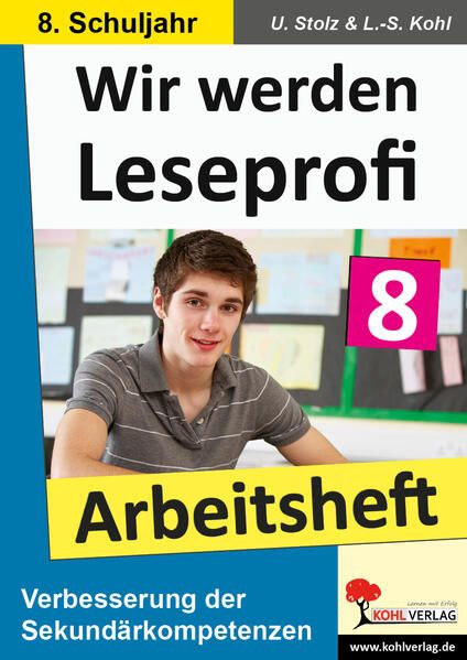 Produktbild: Wir werden Leseprofi - Arbeitsheft / Klasse 8
