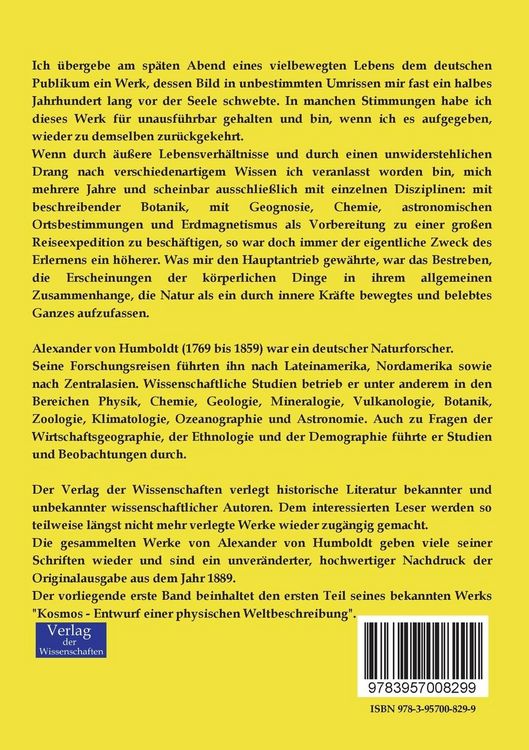 Produktbild: Kosmos - Entwurf einer physischen Weltbeschreibung