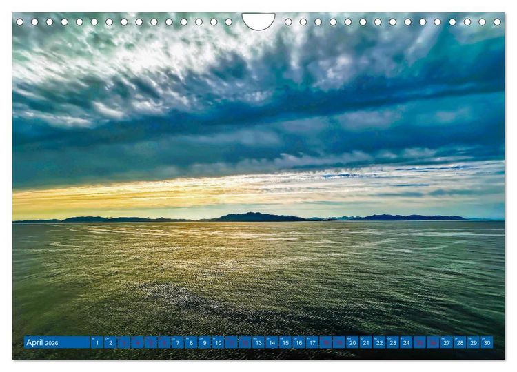 Produktbild: Von Vancouver nach Alaska (Wandkalender 2026 DIN A4 quer), CALVENDO Monatskalender