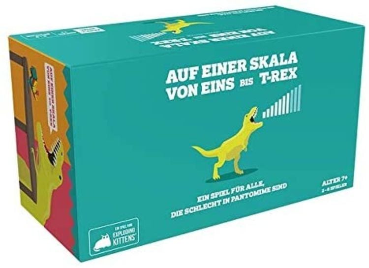 Bild vom Artikel Asmodee EXKD0001 - Auf Einer Skala von Eins bis T-Rex, Partyspiel, Kartenspiel vom Autor 
