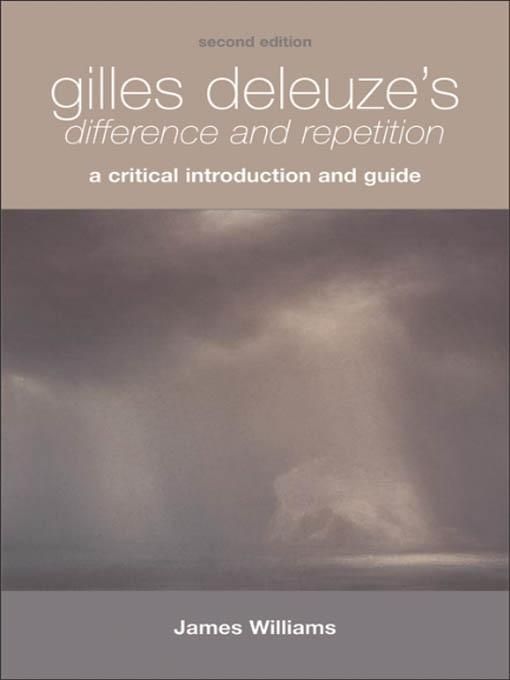 Produktbild: Gilles Deleuze's Difference and Repetition