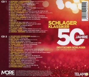Produktbild: Schlager Klassiker - 50 Jahre Deutscher Schlager - Die gr&ouml;&szlig;ten Hits