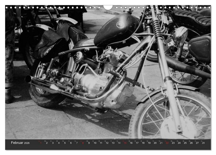 Produktbild: east Rider - Biker und Bikes aus der DDR (Wandkalender 2026 DIN A3 quer), CALVENDO Monatskalender