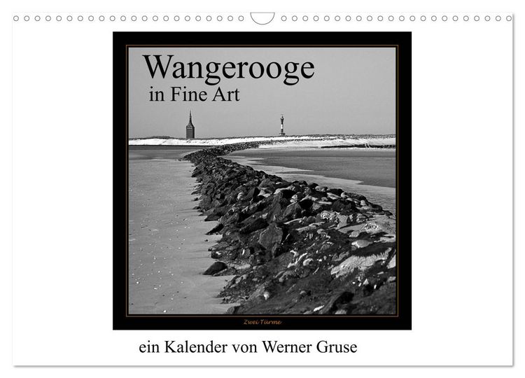 Produktbild: Wangerooge in Fine Art (Wandkalender 2026 DIN A3 quer), CALVENDO Monatskalender