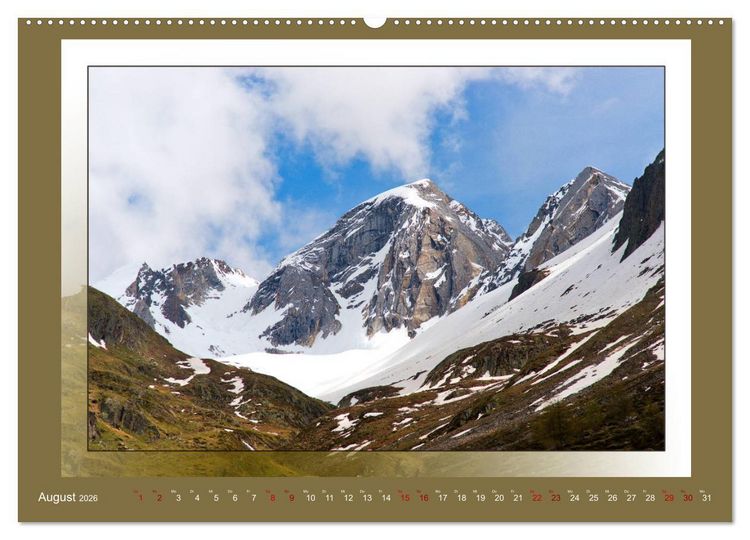 Produktbild: Das vergessene Tal. Schnalstal - Val Senales (Wandkalender 2026 DIN A2 quer), CALVENDO Monatskalender