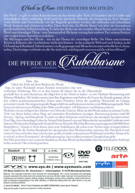 Produktbild: Die Pferde der Rubelbarone - Hoch zu Ross