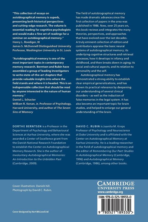 Produktbild: Understanding Autobiographical Memory