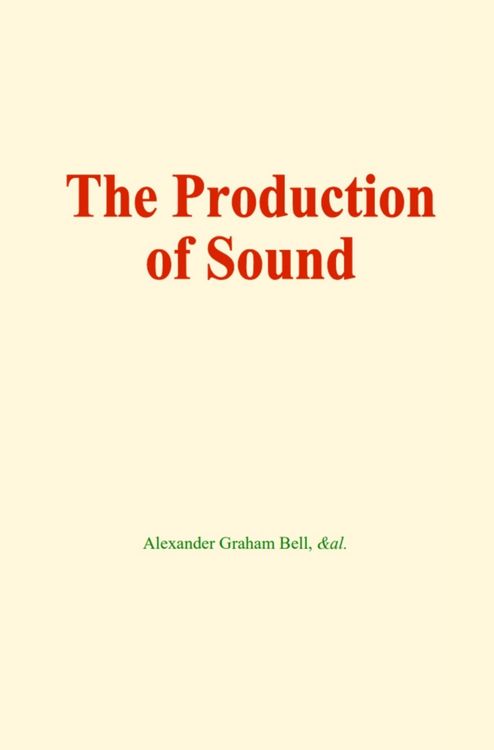 Produktbild: The production of sound