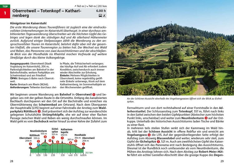 Produktbild: ROTHER Wanderf&uuml;hrer Kaiserstuhl