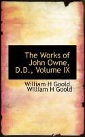 Produktbild: The Works of John Owne, D.D., Volume IX