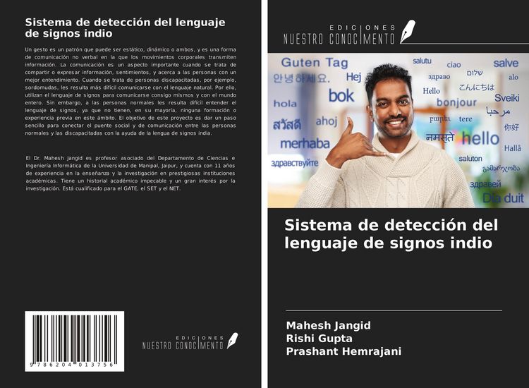Produktbild: Sistema de detecci&oacute;n del lenguaje de signos indio