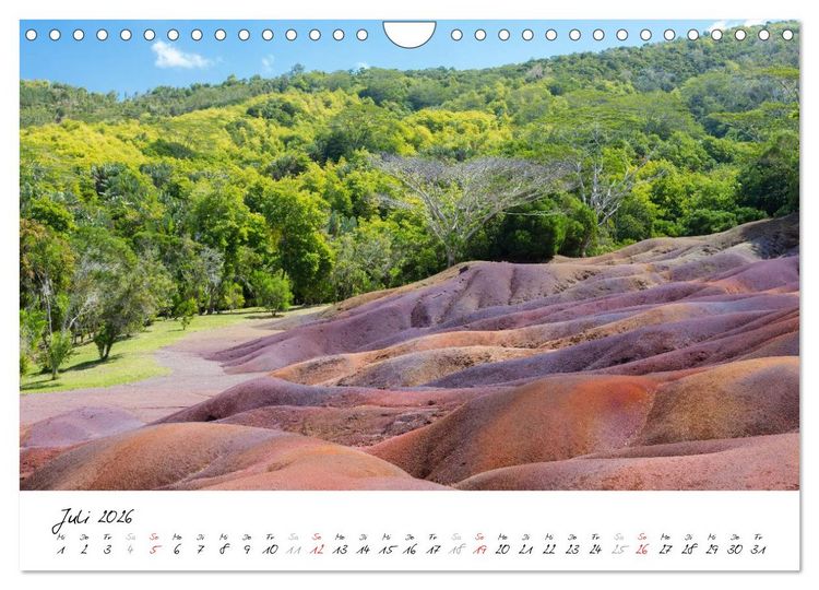 Produktbild: Mauritius - Momente einer Insel (Wandkalender 2026 DIN A4 quer), CALVENDO Monatskalender