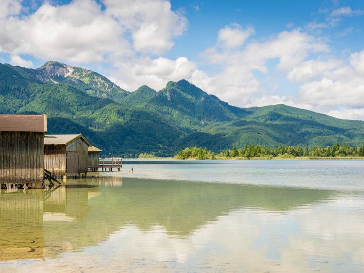 Produktbild: CALVENDO Puzzle Sommer am Kochelsee | 1000 Teile Lege-Gr&ouml;&szlig;e 64x48cm Foto-Puzzle f&uuml;r gl&uuml;ckliche Stunden