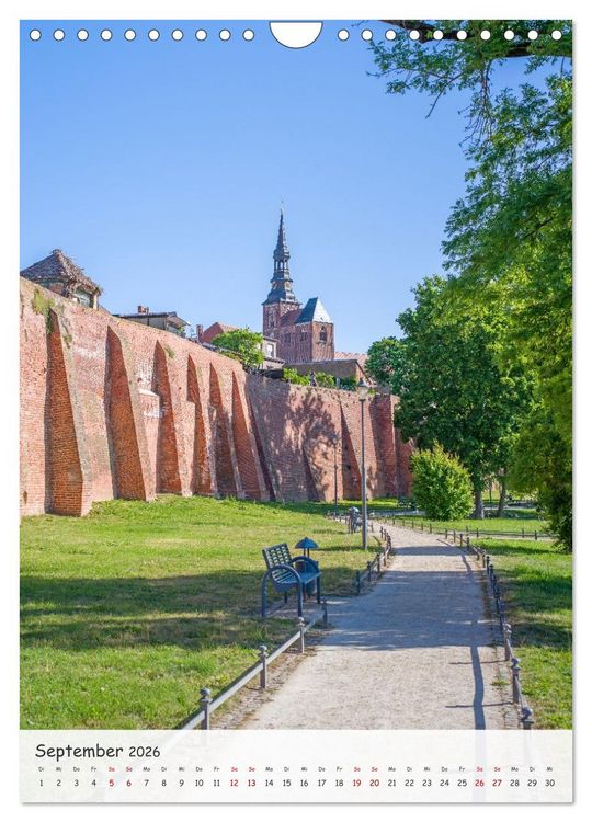 Produktbild: Tangerm&uuml;nde - Historische Altstadt an der Elbe (Wandkalender 2026 DIN A4 hoch), CALVENDO Monatskalender