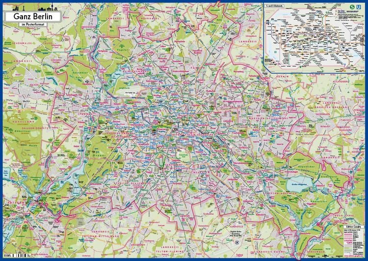 Produktbild: Ganz Berlin im Posterformat