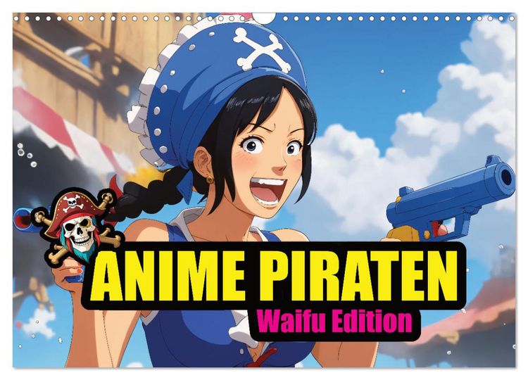 Produktbild: Anime Piraten - Waifu Edition (Wandkalender 2026 DIN A3 quer), CALVENDO Monatskalender