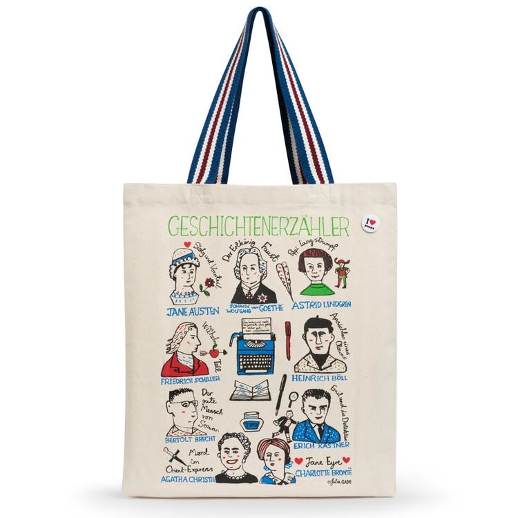 Bild vom Artikel Tasche 'Geschichtenerzähler' 100 % Baumwolle inkl. Button vom Autor 