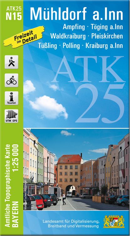 Produktbild: ATK25-N15 M&uuml;hldorf a.Inn (Amtliche Topographische Karte 1:25000)