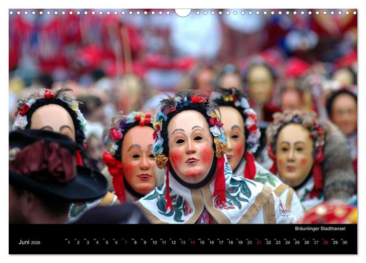 Produktbild: Narri Narro (Wandkalender 2026 DIN A3 quer), CALVENDO Monatskalender