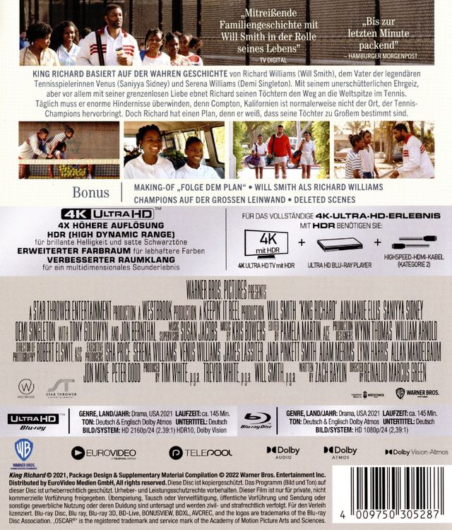 Produktbild: King Richard (+ Blu-ray 2D)
