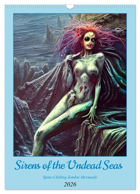 Produktbild: Sirens of the Undead Seas (Wall Calendar 2026 DIN A3 portrait), CALVENDO 12 Month Wall Calendar